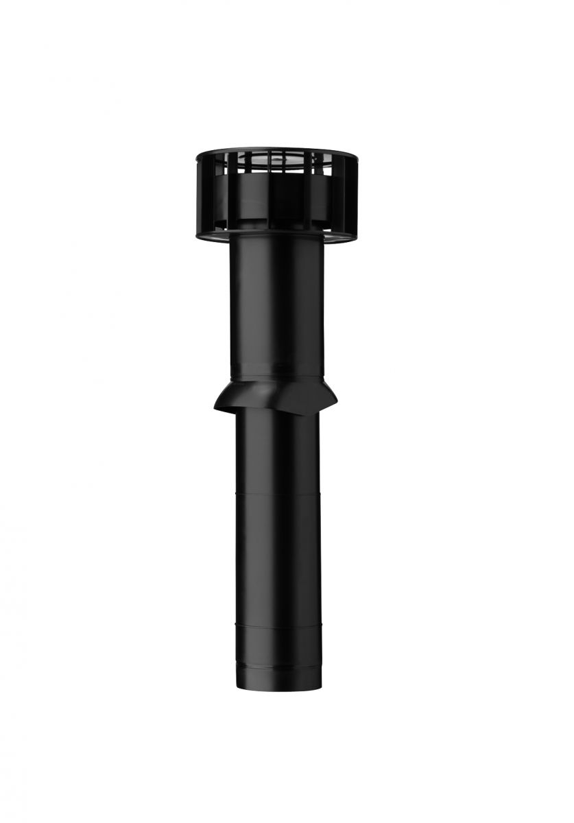 Losse Pijp Multiv. Ø166-(bd 500/od700) L=1200mm PD+HD Zwart #