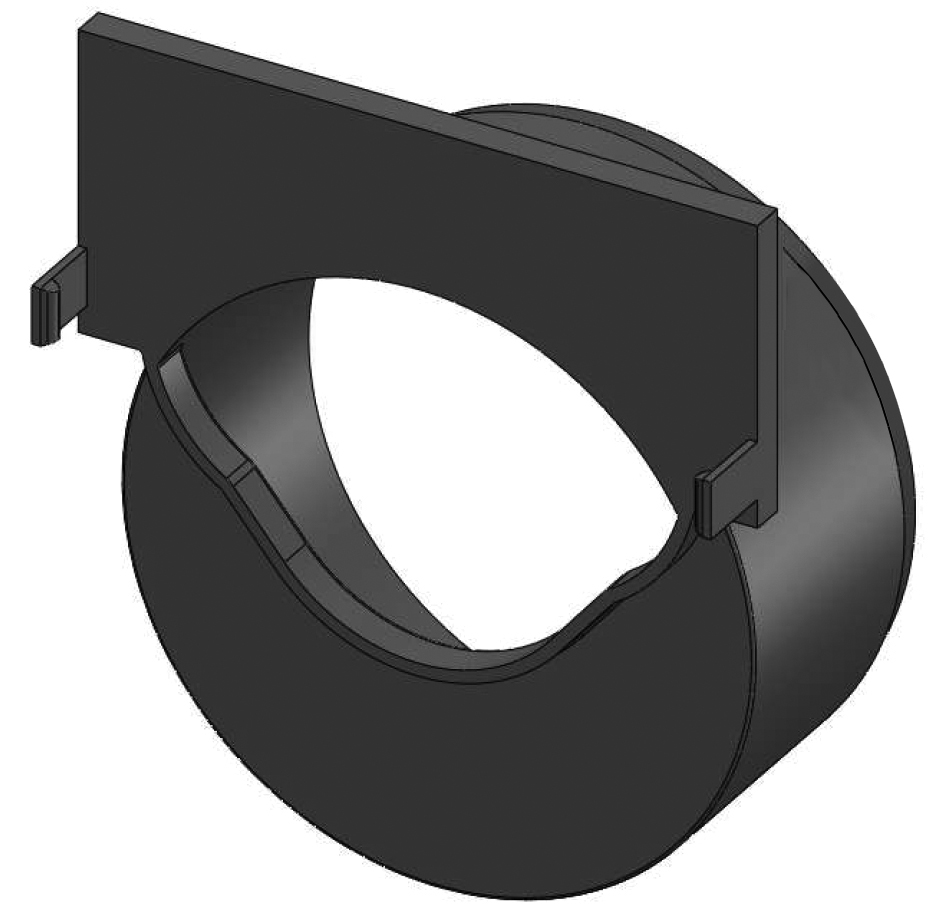 ACO Hexaline/Euroline Eindplaat Zij-uitloop