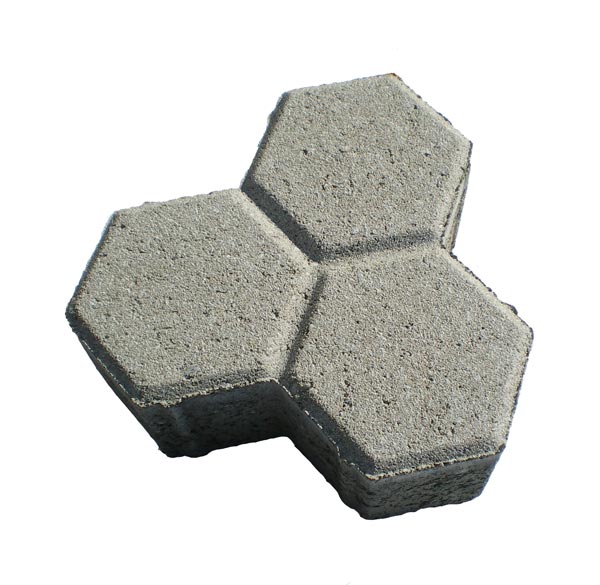 T-3 stenen 8cm Grijs